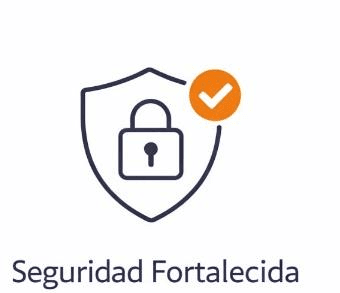 Icono de seguridad fortalecida